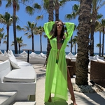 Model Princess - Neon | dlouhé neonové letní plážové šaty na plavky | Beach Swan